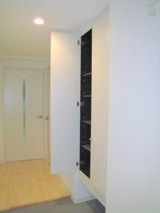 クラリス豊平Vの玄関