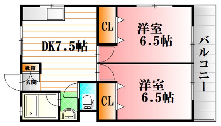 BLUE HILLSの間取り