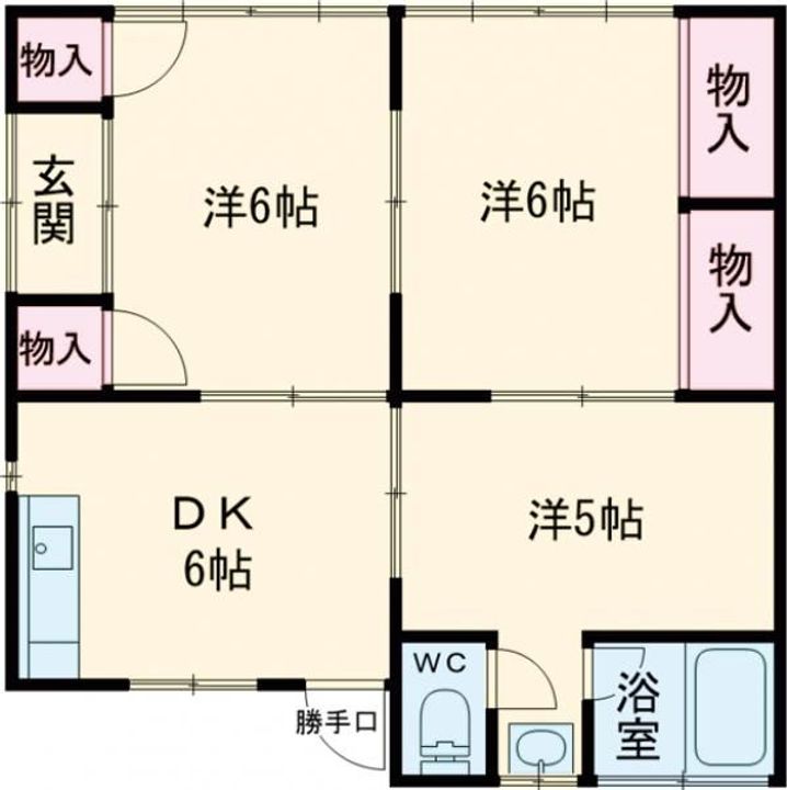 栃木県佐野市犬伏中町(一戸建)の賃貸物件の間取り