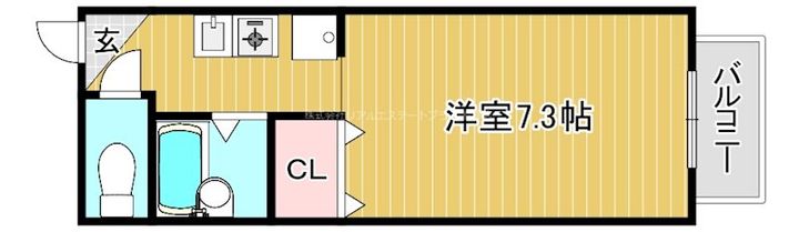 ハイツ玉川7の間取り