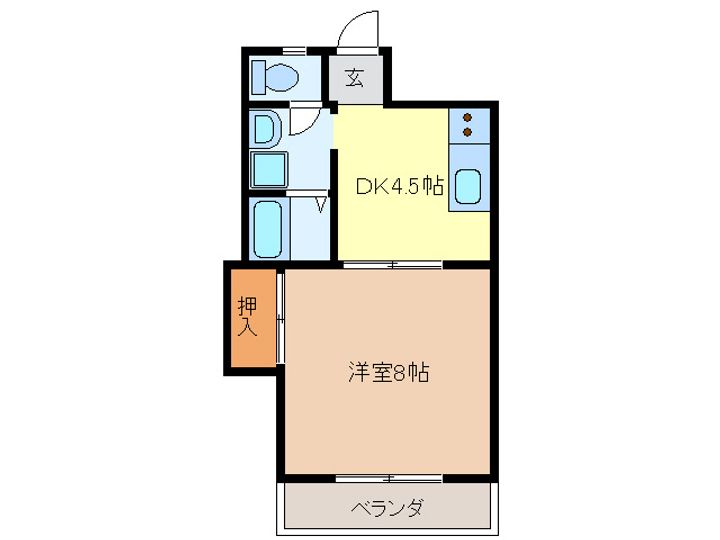 メゾン ド アサヒの間取り