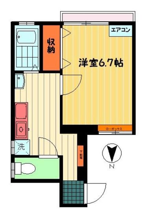 福田ハイツの間取り