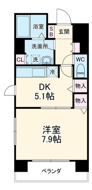 Ysトレゾワ関内の間取り
