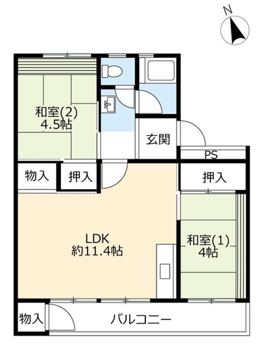 UR新座の間取り