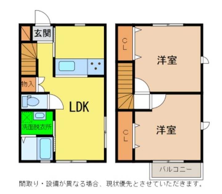 徳島県小松島市前原町字東(一戸建)の賃貸物件の間取り