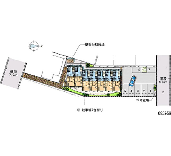 レオパレスファンファーレの地図