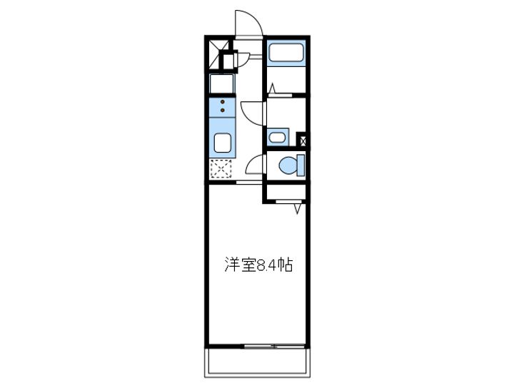 神奈川県大和市桜森2(アパート)の賃貸物件の間取り