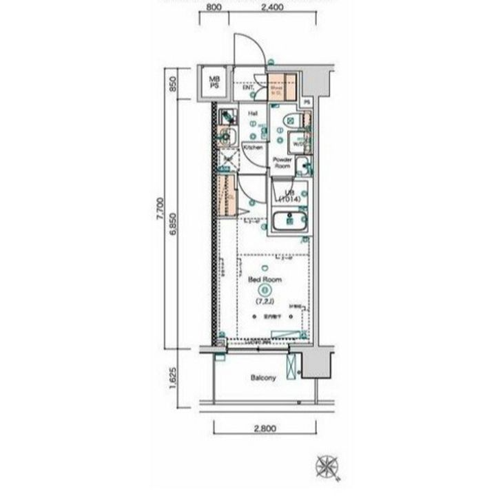 SQUARE CITY TSURUMIICHIBA(スクエアシティ鶴見の間取り