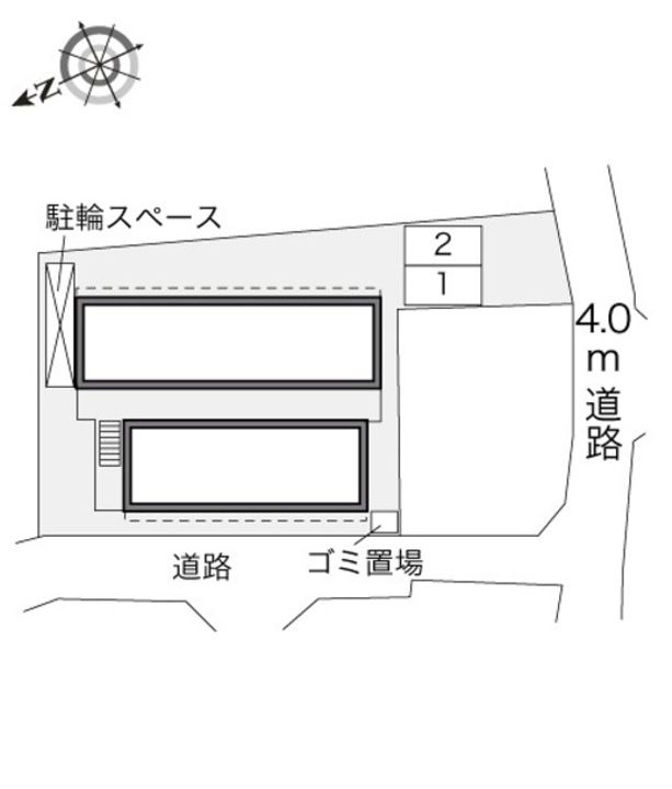 レオパレスハピネスの地図