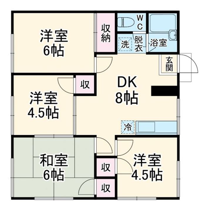 マイメゾンの間取り