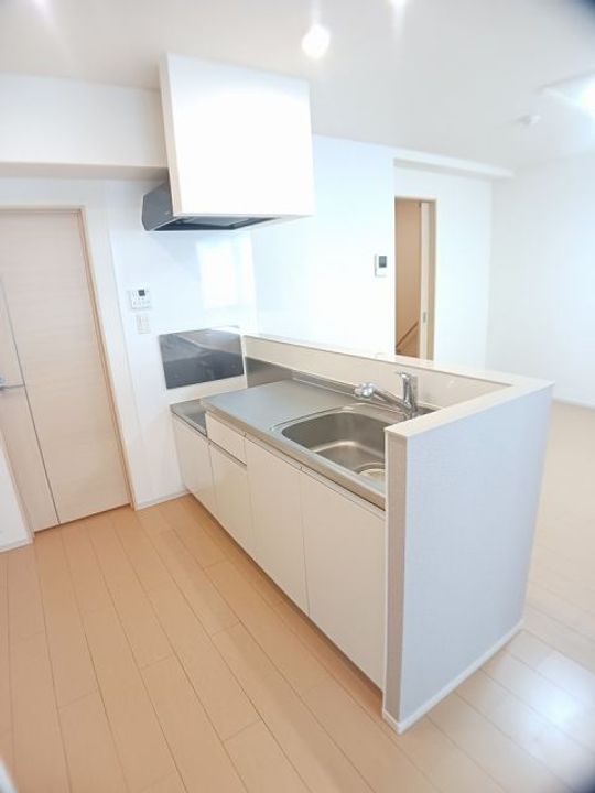 兵庫県豊岡市梶原(アパート)の賃貸物件のキッチン