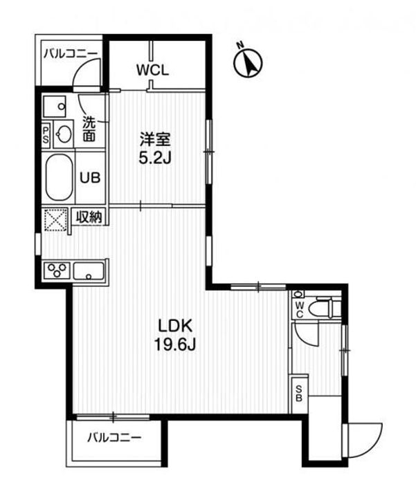 東京都目黒区青葉台3(マンション)の賃貸物件の間取り