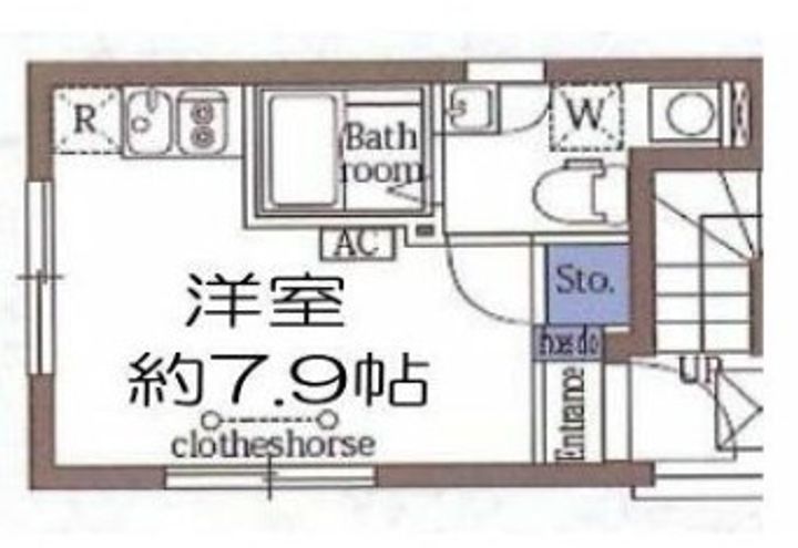 東京都足立区千住河原町(マンション)の賃貸物件の間取り