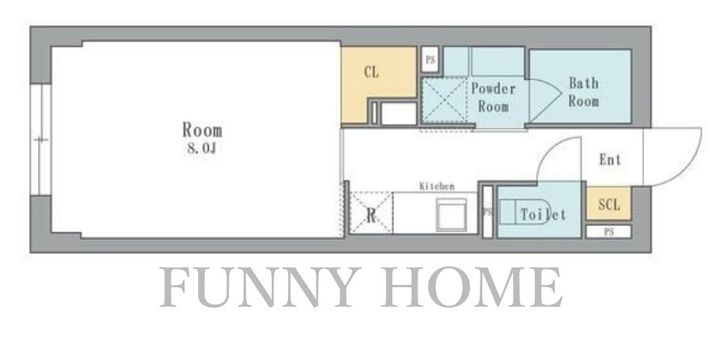 東京都世田谷区上馬4(マンション)の賃貸物件の間取り