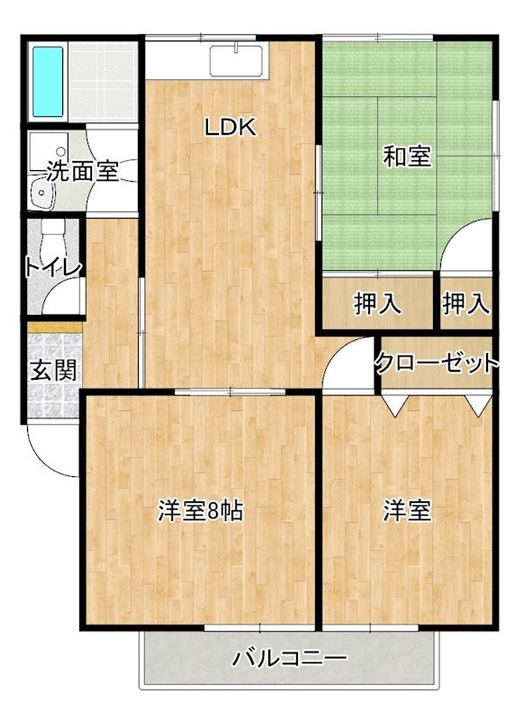 アイホームの間取り