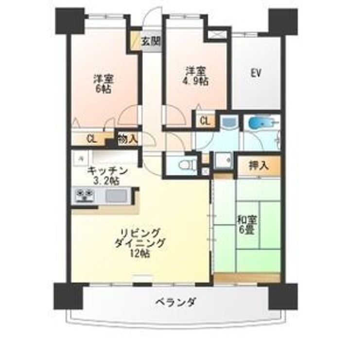 ナイスアーバン元今泉1302の間取り