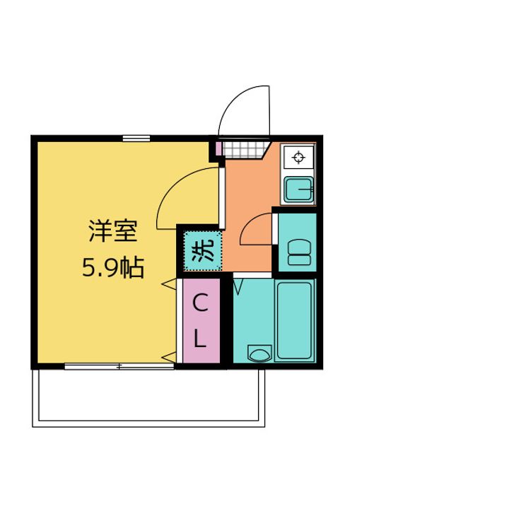 東京都大田区西糀谷1(アパート)の賃貸物件の間取り