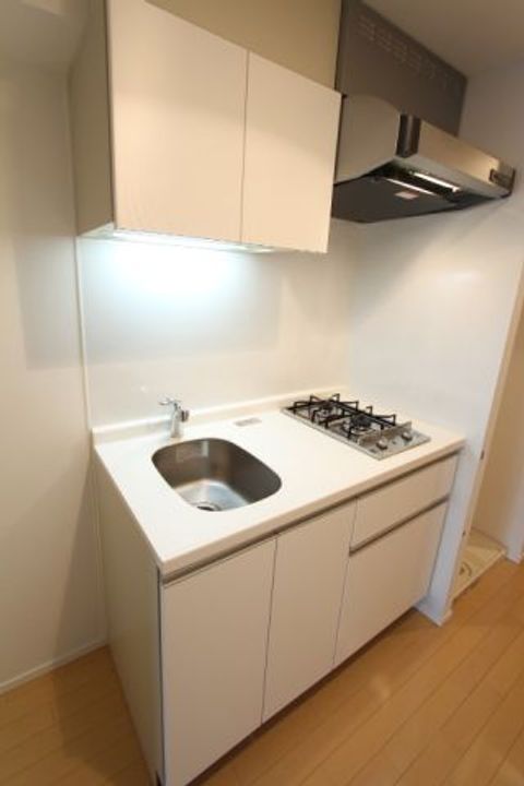 東京都新宿区山吹町(マンション)の賃貸物件のキッチン