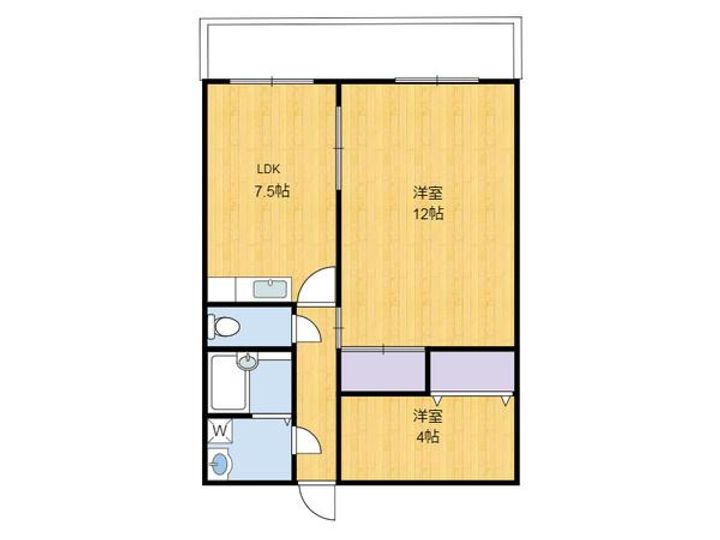 プレステージ神田の間取り