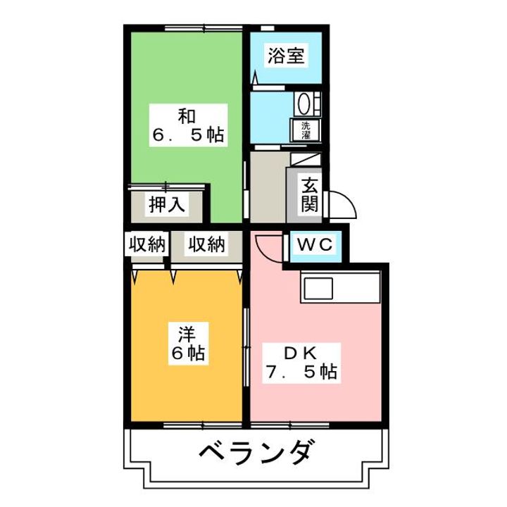 サンナイトAの間取り