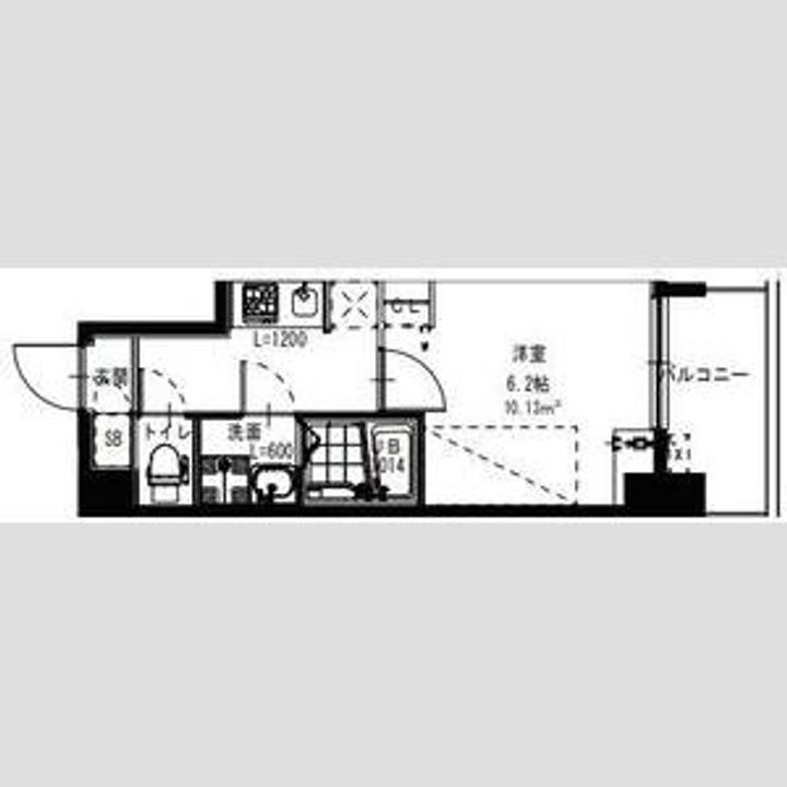 S-RESIDENCE小阪azureの間取り