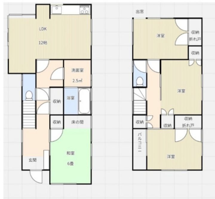 広島県広島市東区福田7(一戸建)の賃貸物件の間取り