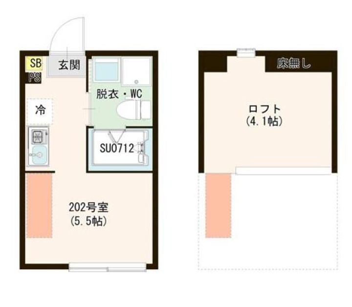 東京都板橋区前野町2(アパート)の賃貸物件の間取り