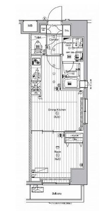 PLEMIUM CUBE代々木上原の間取り