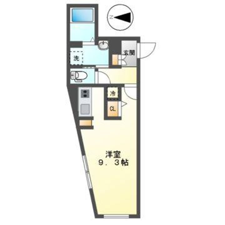 ウェルコートチヨダ(WELL COURT CHIYODA)の間取り