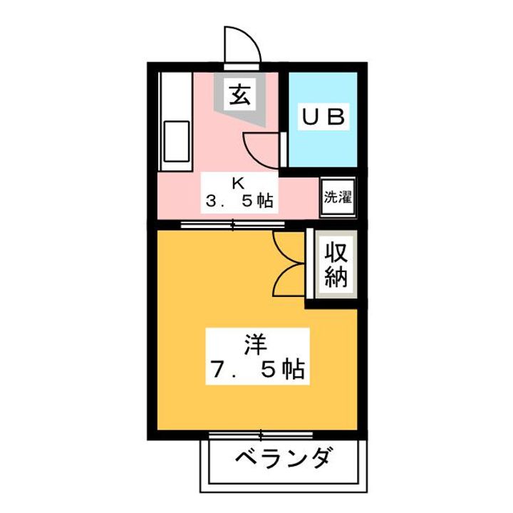 レジデンスフォーレ1の間取り