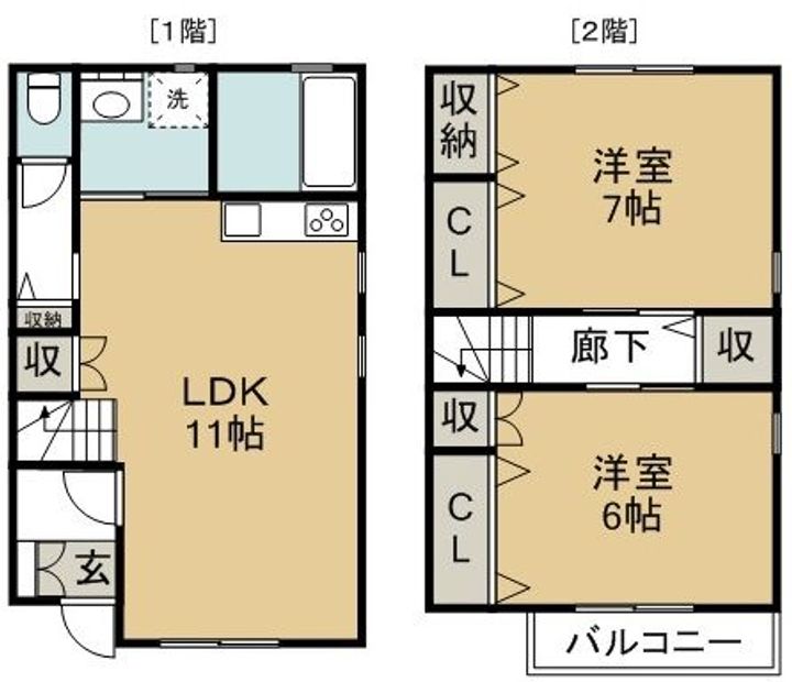 サンステージ北田宮の間取り