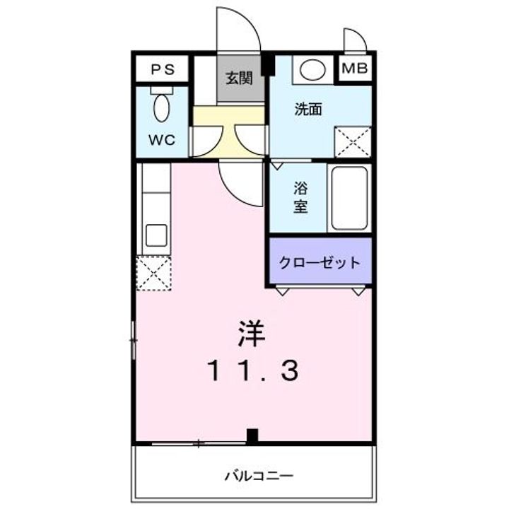 アレーヌシャトーIIの間取り