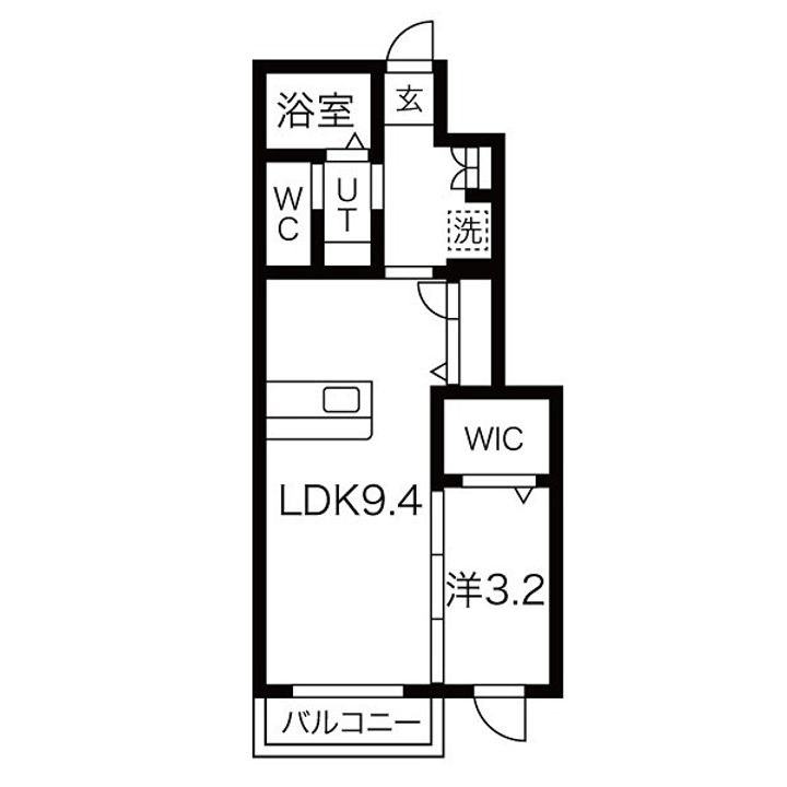 ブランドール銀杏町の間取り