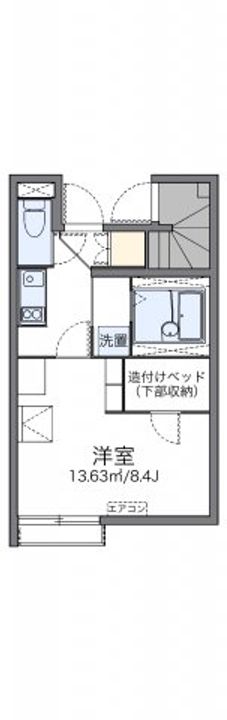 大阪府大阪市鶴見区安田2(アパート)の賃貸物件の間取り