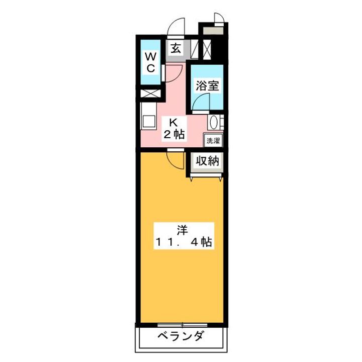 IRIS RESIDENCE曲金の間取り