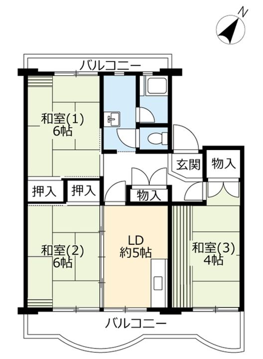 UR南花台の間取り