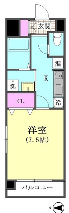ボーブリアンあさひの間取り