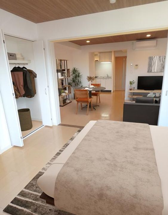 宮城県仙台市泉区市名坂字石止(マンション)の賃貸物件の居間