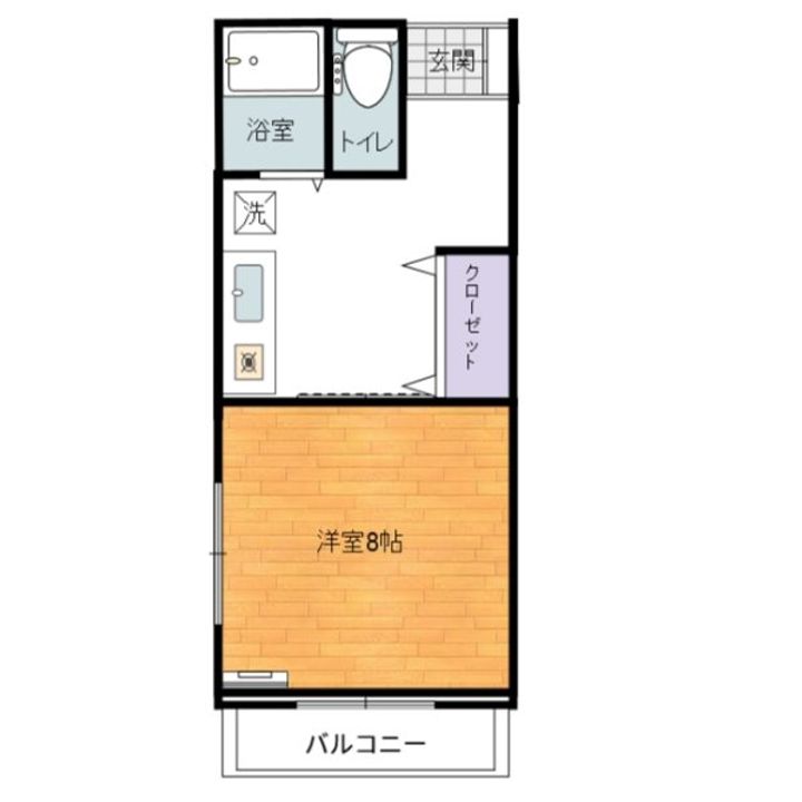 レジデンスヤマモトの間取り