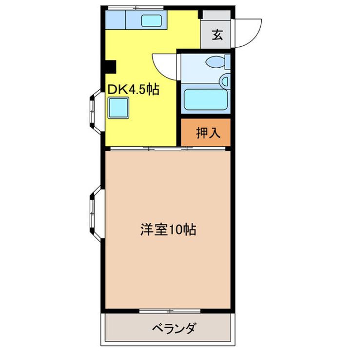 コーポきその間取り