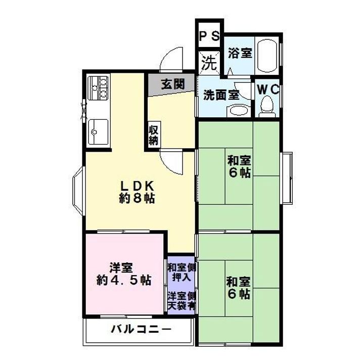 ラ・セーヌ本山の間取り