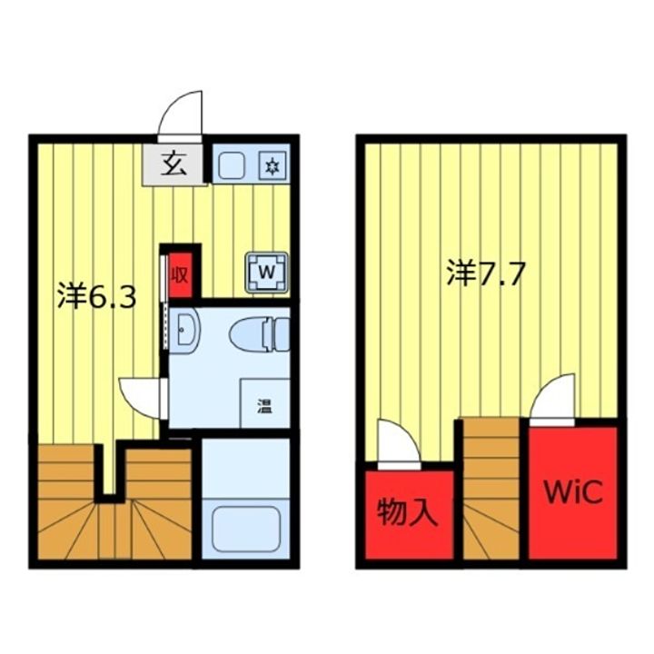IXO東日暮里の間取り