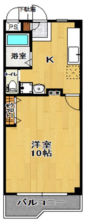 郡中日ノ出アーバンの間取り
