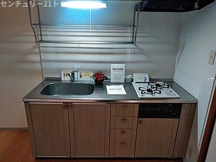 千葉県佐倉市上座(アパート)の賃貸物件のキッチン