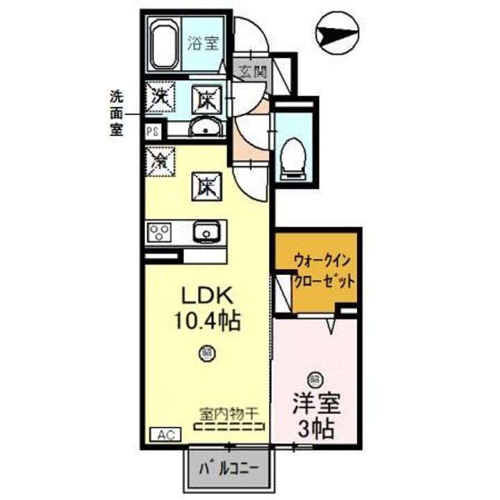 Alivio (アリビオ)の間取り