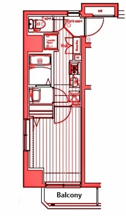 リライア阪東橋WESTの間取り