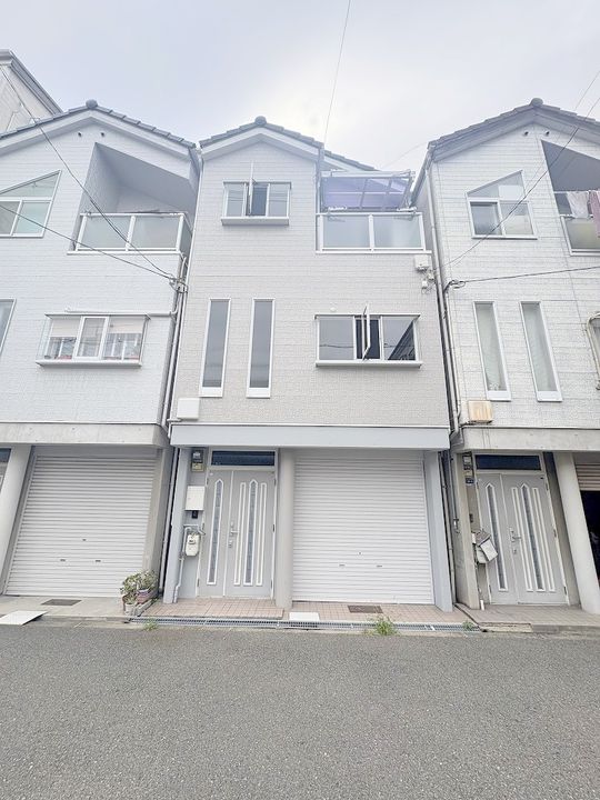 大阪府大阪市東住吉区公園南矢田1(一戸建)の賃貸物件の外観