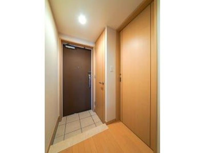 東京都港区高輪3(マンション)の賃貸物件の玄関