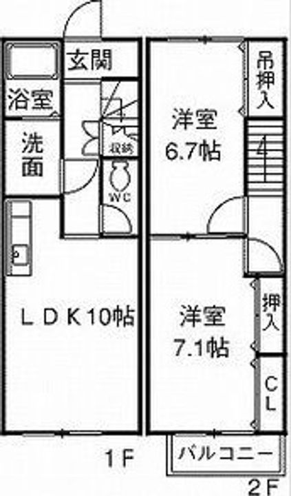 岐阜県岐阜市柳津町上佐波5(一戸建)の賃貸物件の間取り