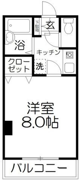 埼玉県さいたま市北区東大成町2(マンション)の賃貸物件の間取り